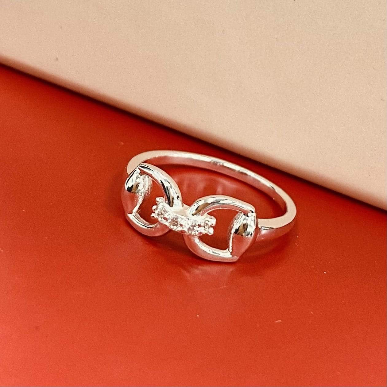 PEGASUS JEWELLERY Rings Sparkle Equestrian Snaffle Ring