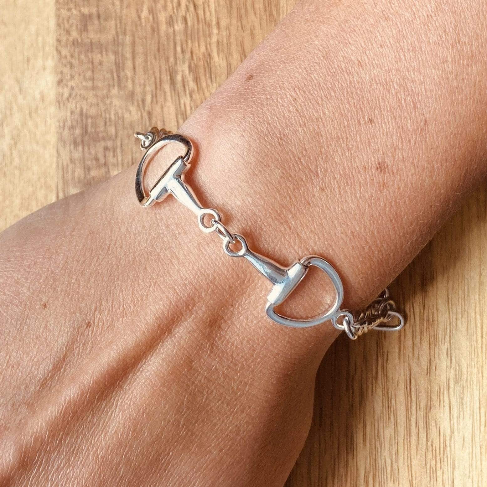 PEGASUS JEWELLERY Silver Snaffle Bracelet