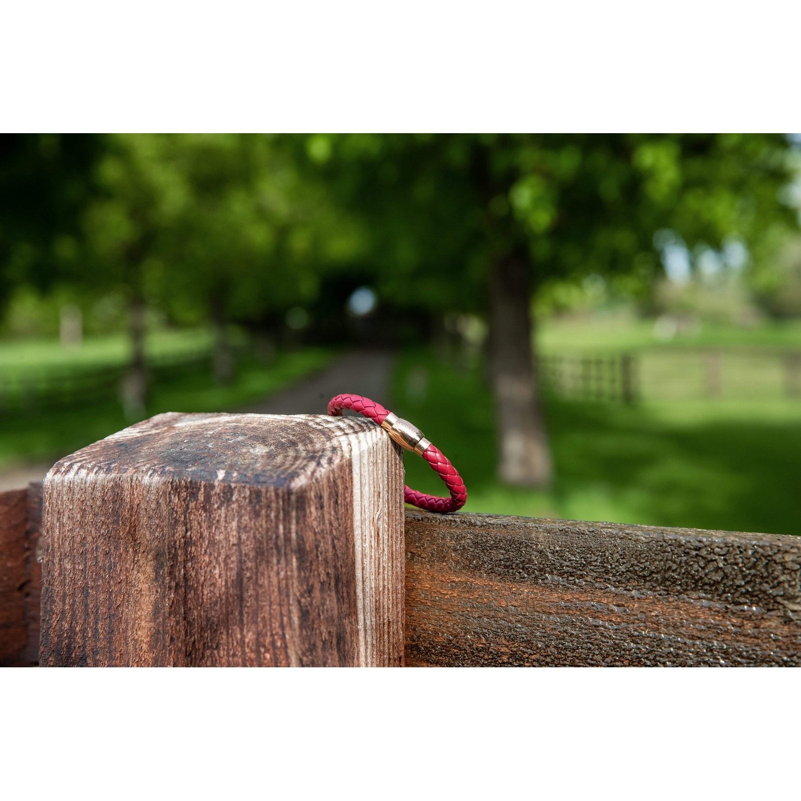 PEGASUS JEWELLERY Vitality Bracelets Vitality Leather Rose Gold Bracelet  - Mulberry