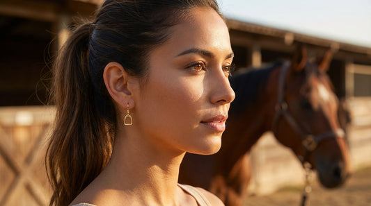 Inspired by mud, my tack room and a touch of gold!