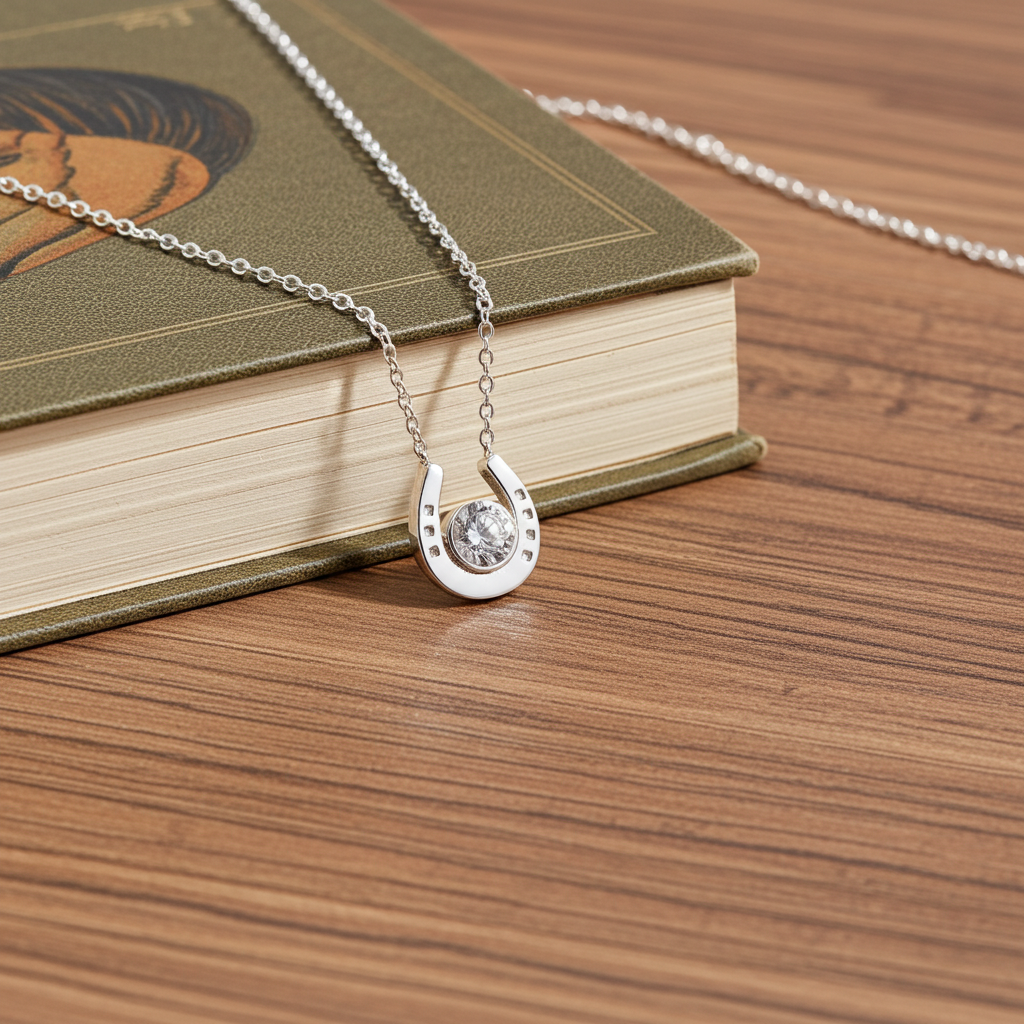 Horseshoe Sparkle Necklace - PEGASUS JEWELLERY