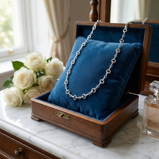 Silver Snaffle Equestrian Necklace - PEGASUS JEWELLERY