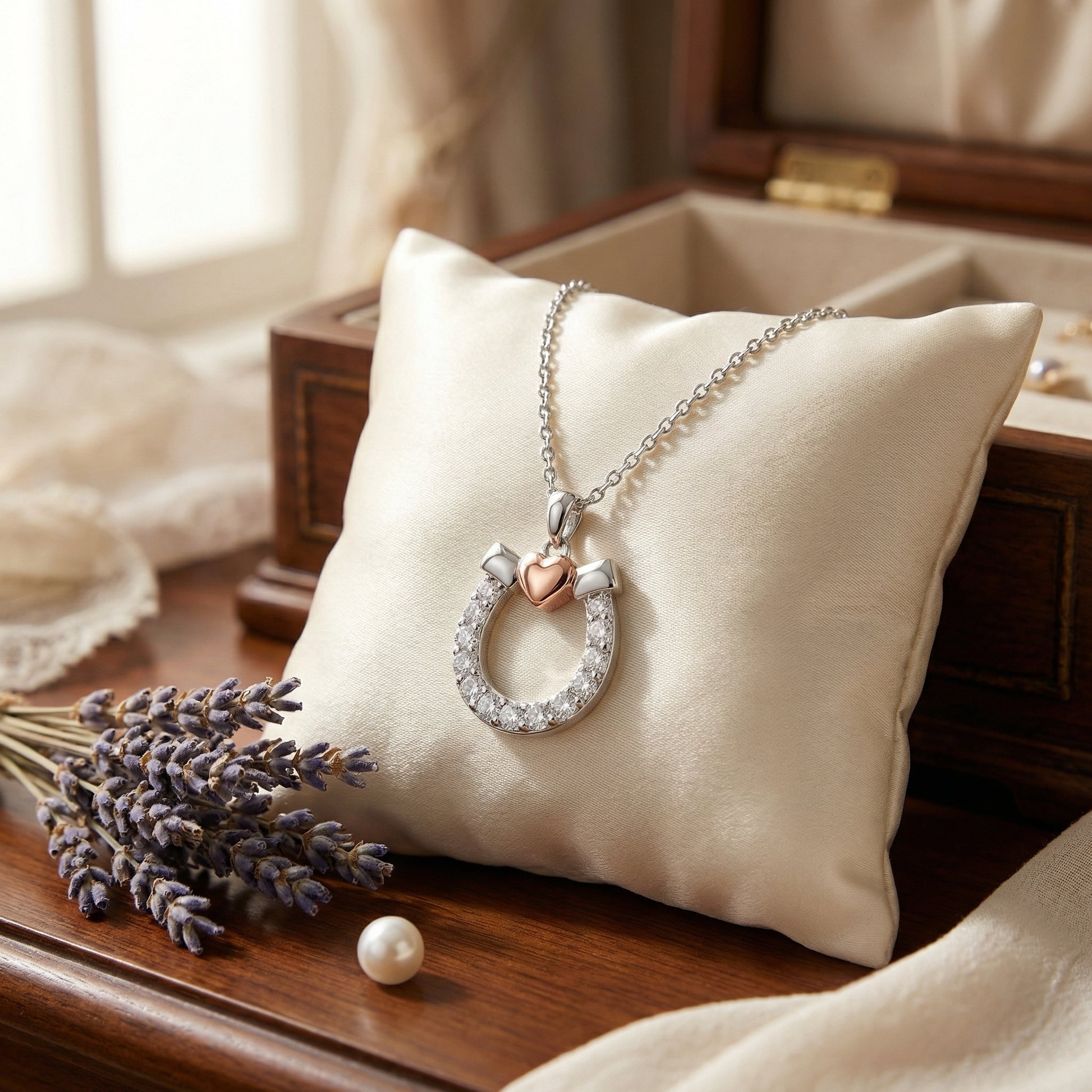 Horseshoe Heart Pendant - PEGASUS JEWELLERY