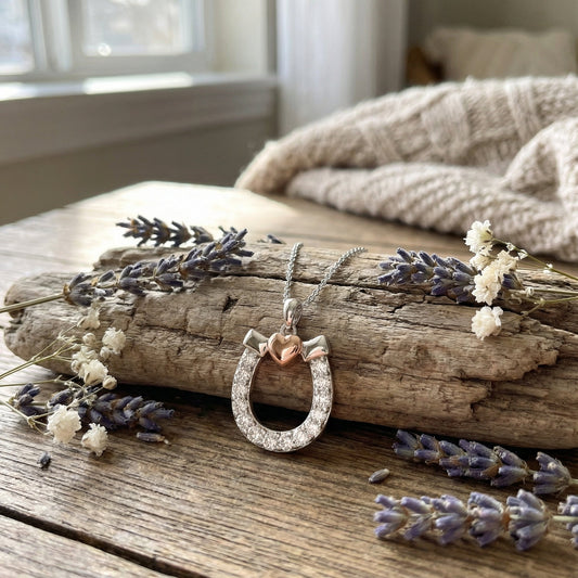 Horseshoe Heart Pendant - PEGASUS JEWELLERY