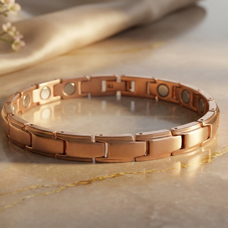 Vitality Infinity Steel Bracelet - Rose