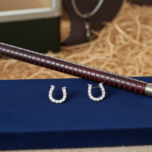 Sparkle Horseshoe Earrings