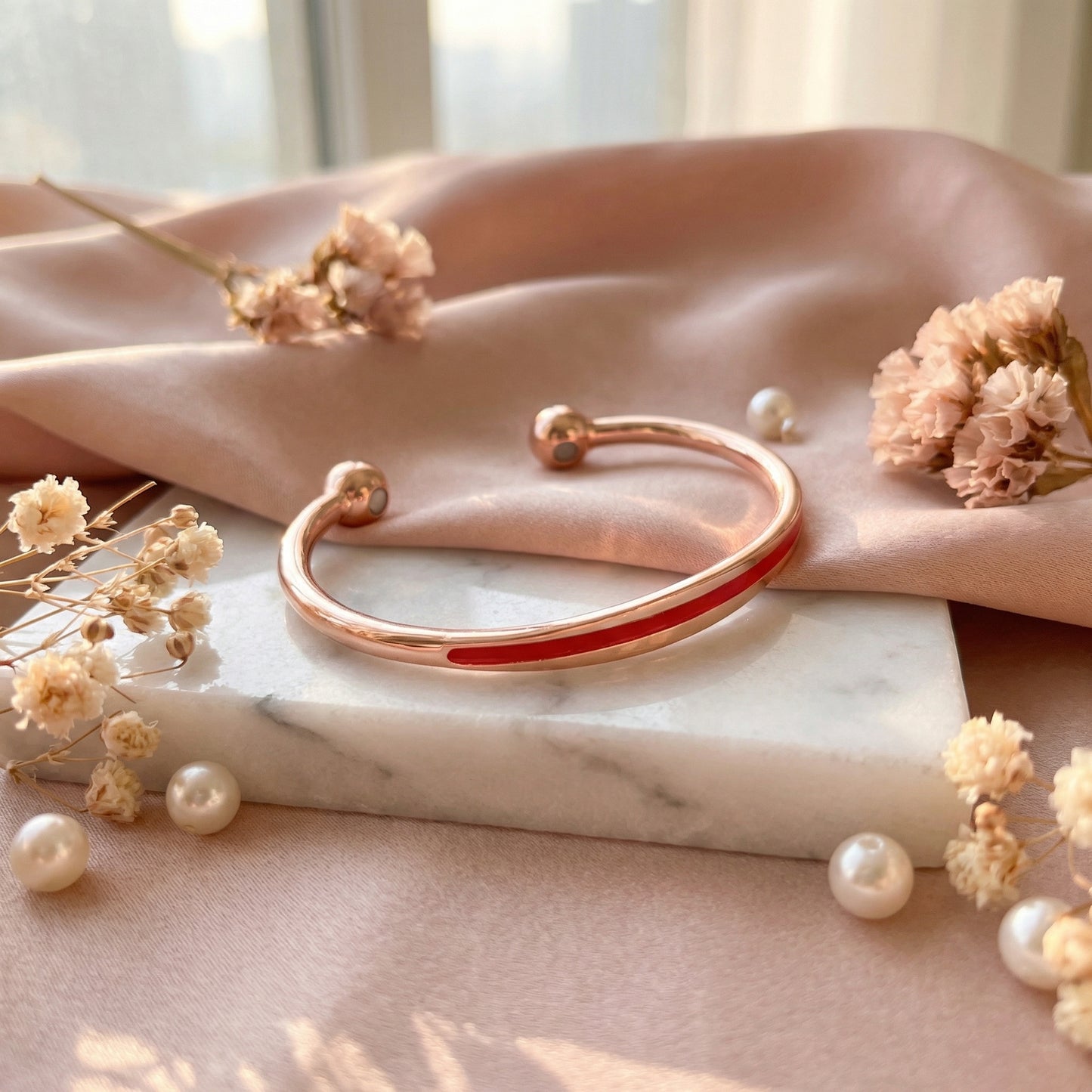 Vitality Bangle- Red - PEGASUS JEWELLERY