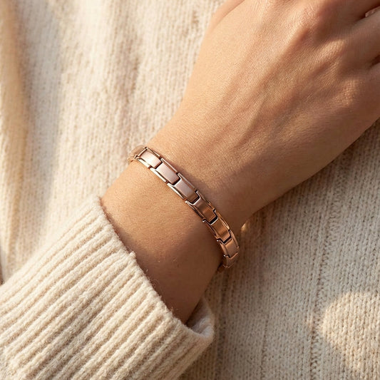 Vitality Infinity Steel Bracelet - Rose
