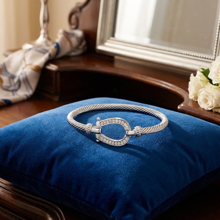 Horseshoe Bangle - PEGASUS JEWELLERY