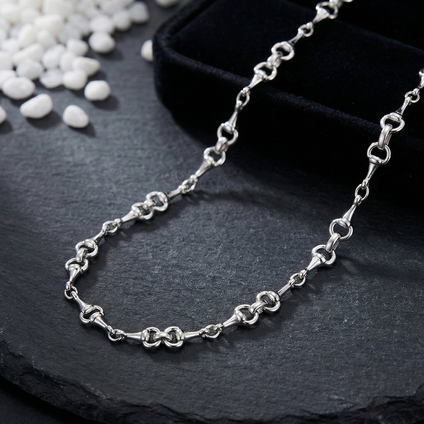 Silver Snaffle Equestrian Necklace - PEGASUS JEWELLERY