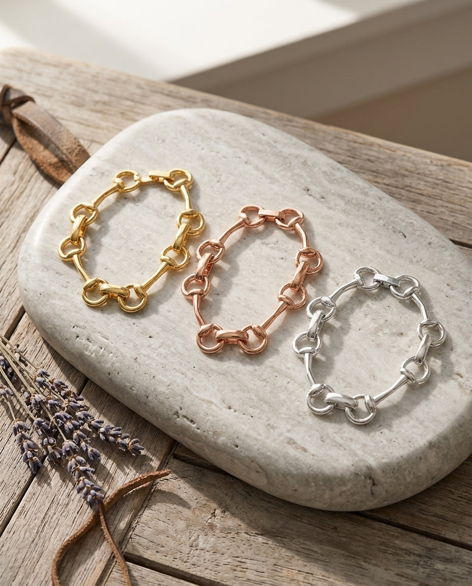 Petite Snaffle Bracelet 18cm | Equestrian Jewellery