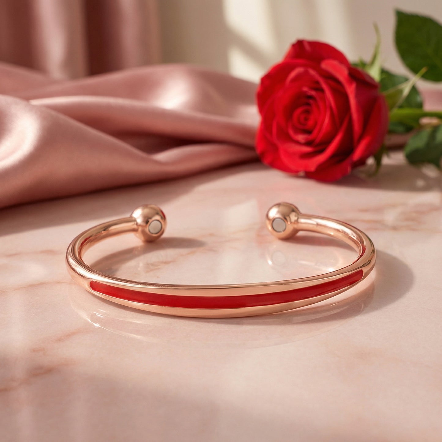 Vitality Bangle- Red - PEGASUS JEWELLERY