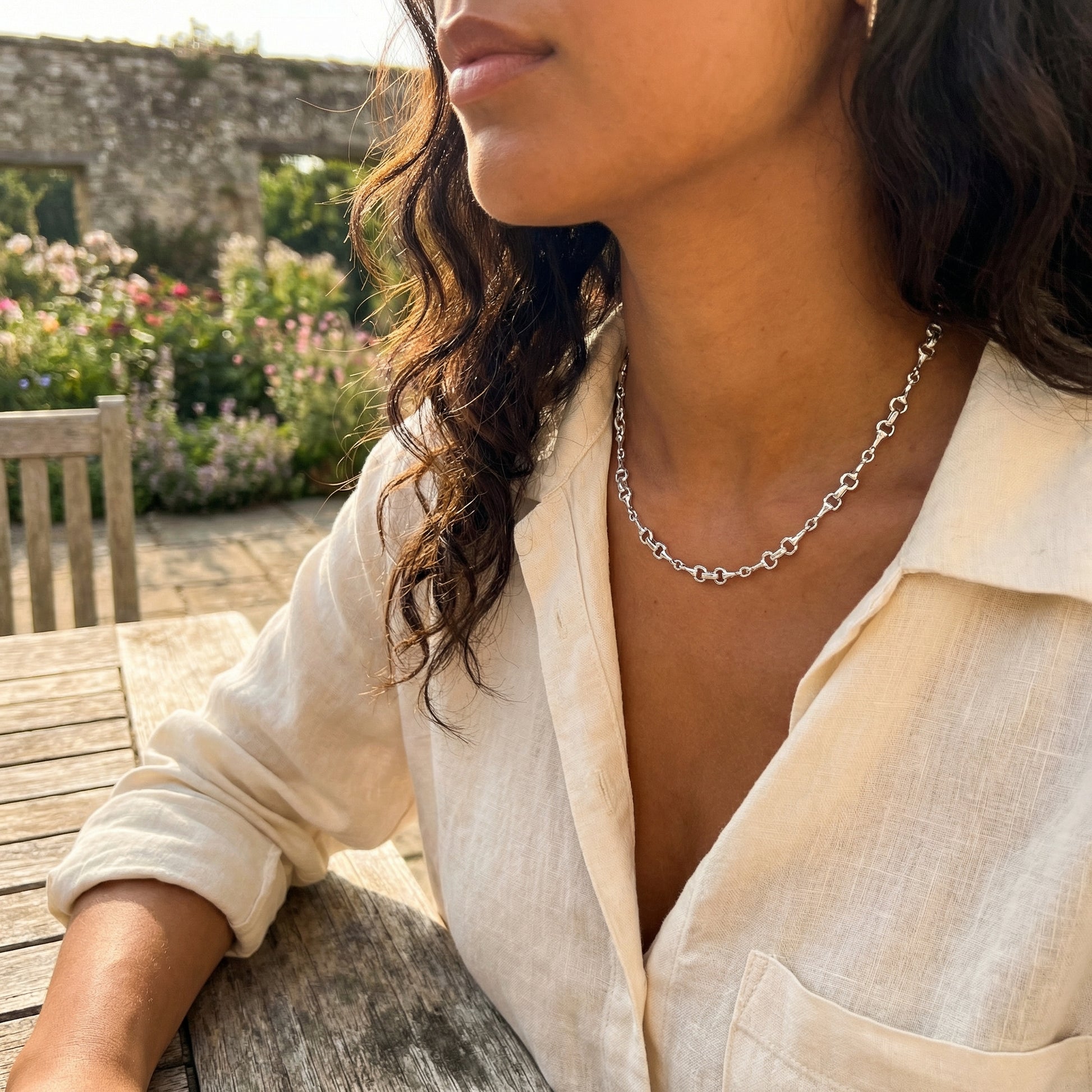 Silver Snaffle Equestrian Necklace - PEGASUS JEWELLERY