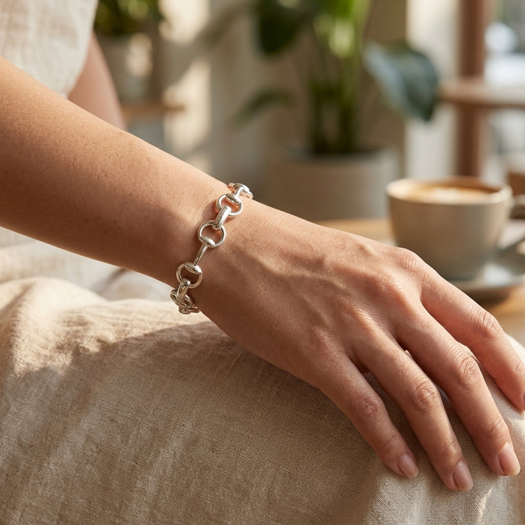 Petite Snaffle Bracelet 18cm | Equestrian Jewellery