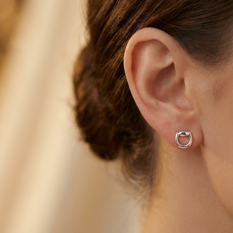Snaffle Stud Earring - PEGASUS JEWELLERY