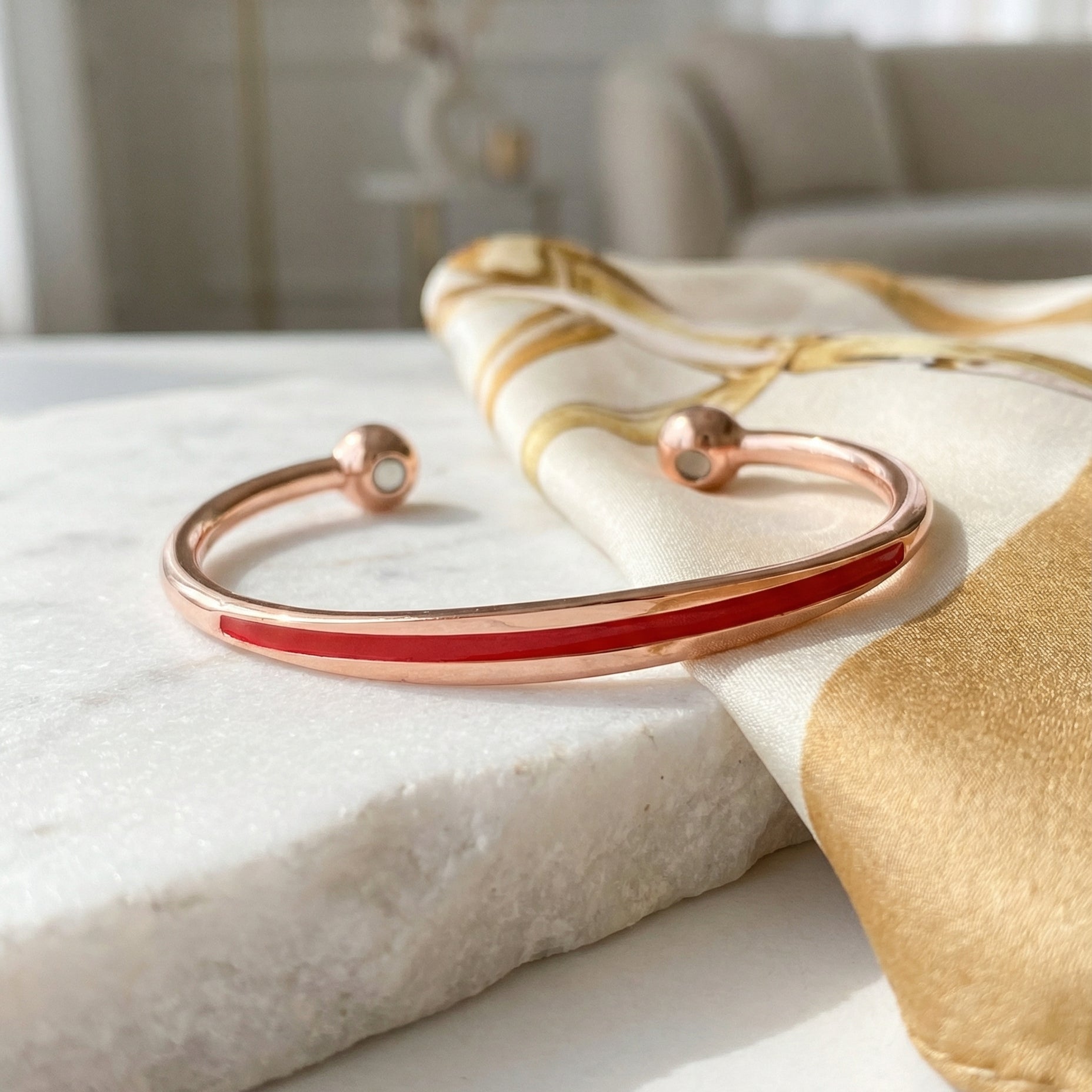 Vitality Bangle- Red - PEGASUS JEWELLERY