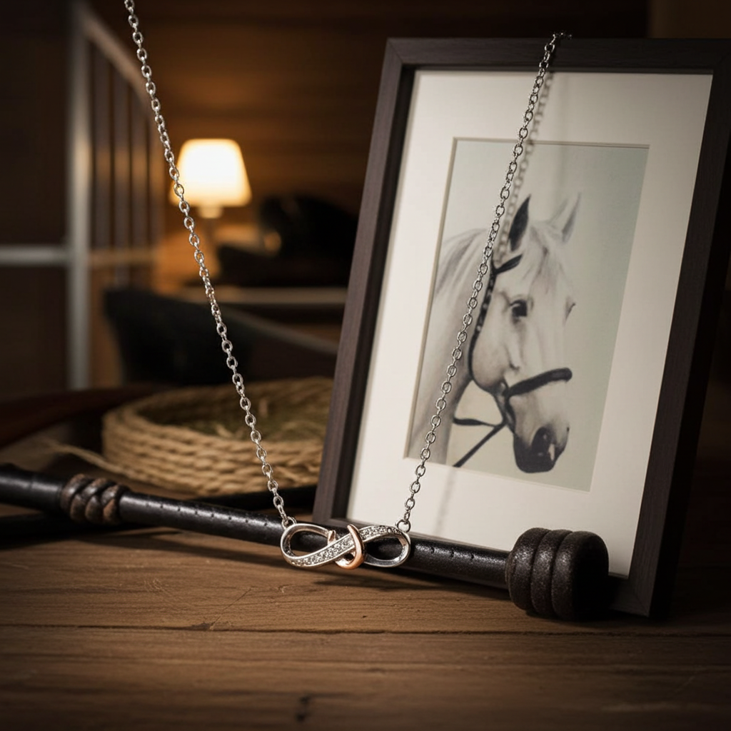 Infinity Horseshoe Necklace - PEGASUS JEWELLERY