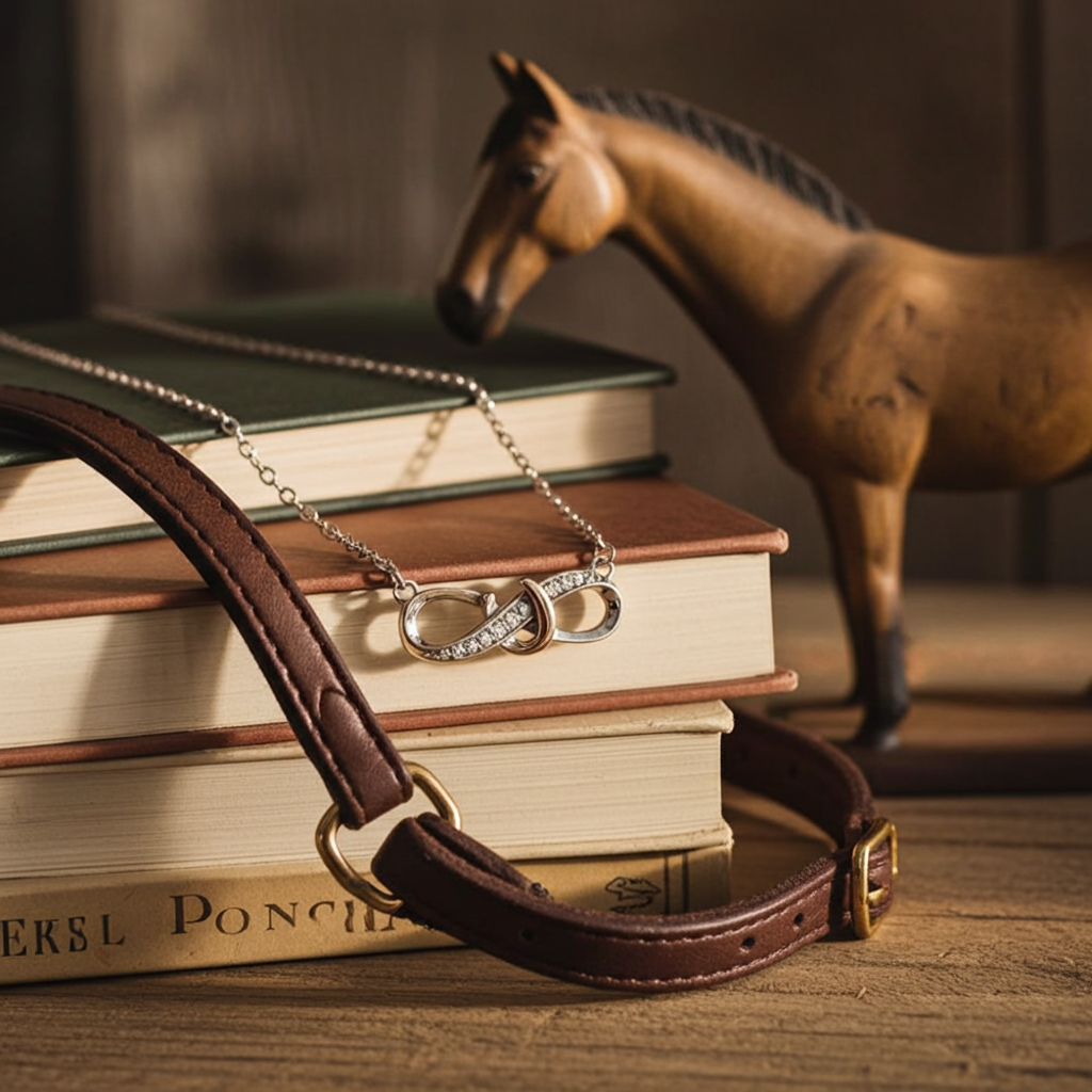 Infinity Horseshoe Necklace - PEGASUS JEWELLERY