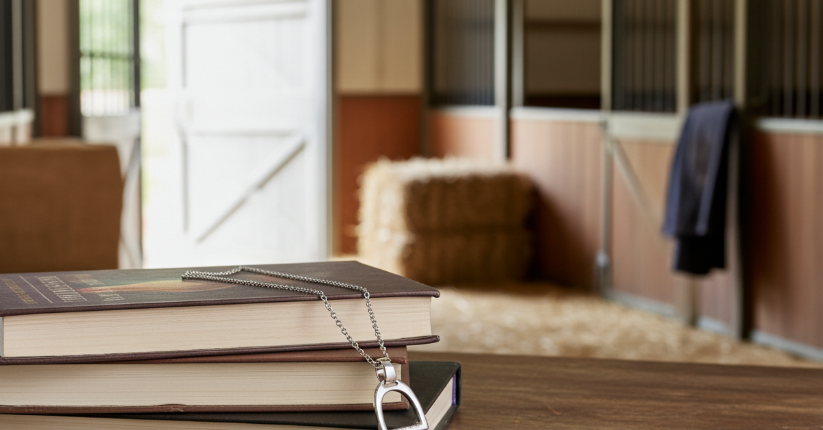 Stirrup Necklace - Silver - PEGASUS JEWELLERY