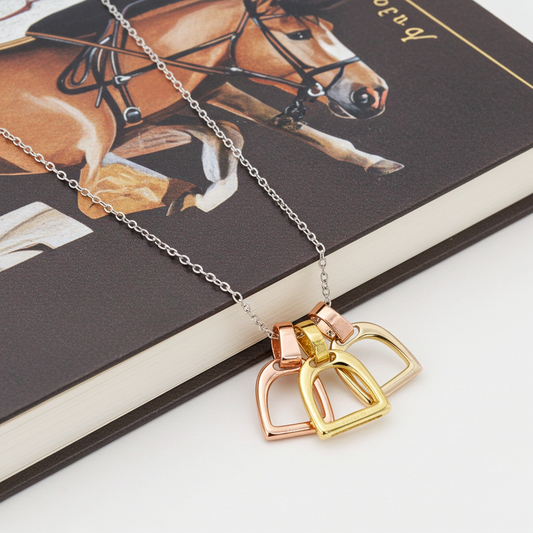 Triple Stirrup Necklace
