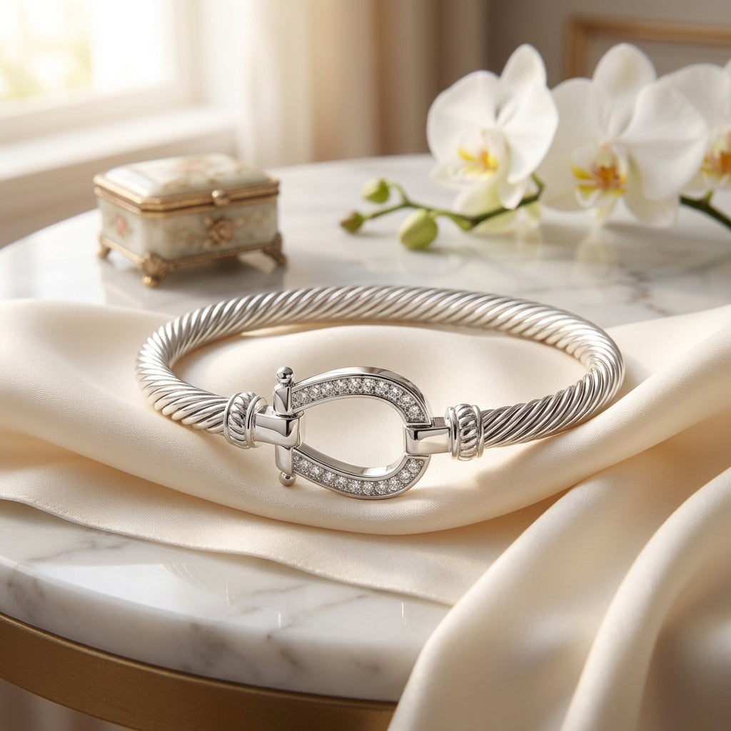 Horseshoe Bangle - PEGASUS JEWELLERY