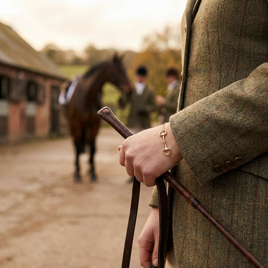 Gold Snaffle Bracelet