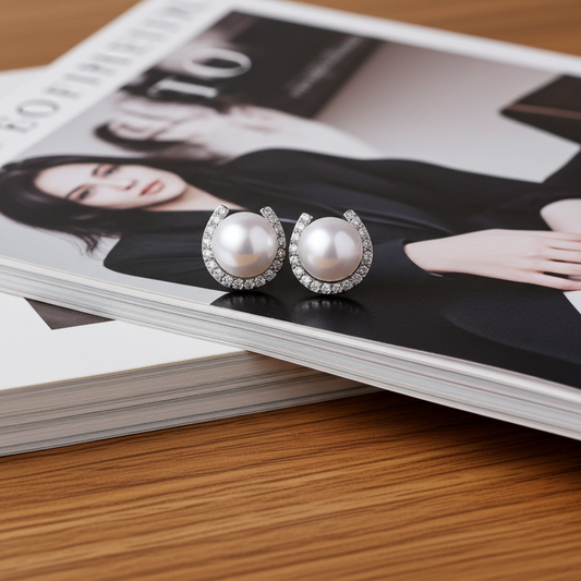 Pegasus Pearl Sparkle Earrings