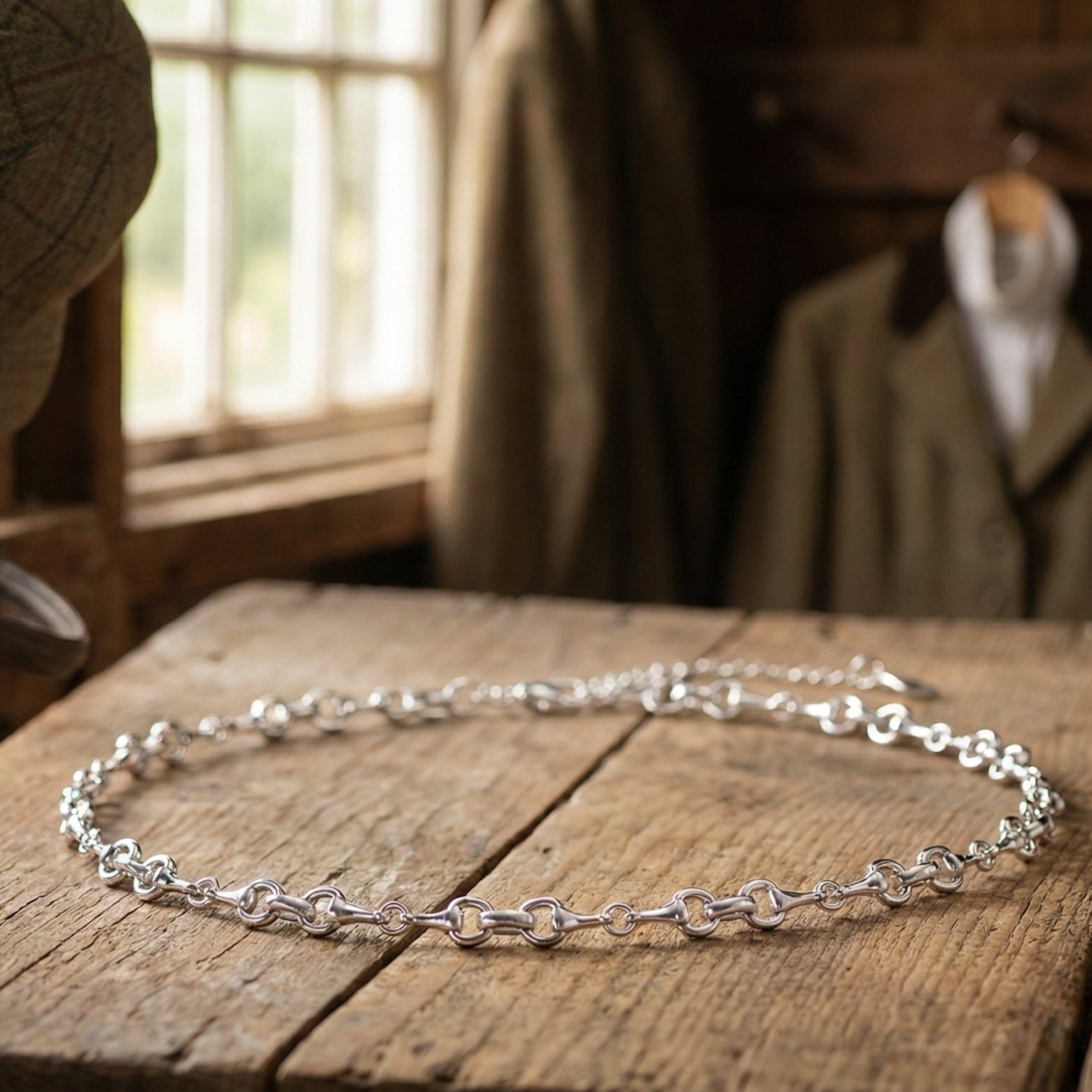 Silver Snaffle Equestrian Necklace - PEGASUS JEWELLERY