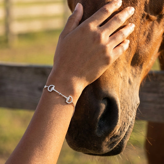 Sparkle Snaffle Bracelet
