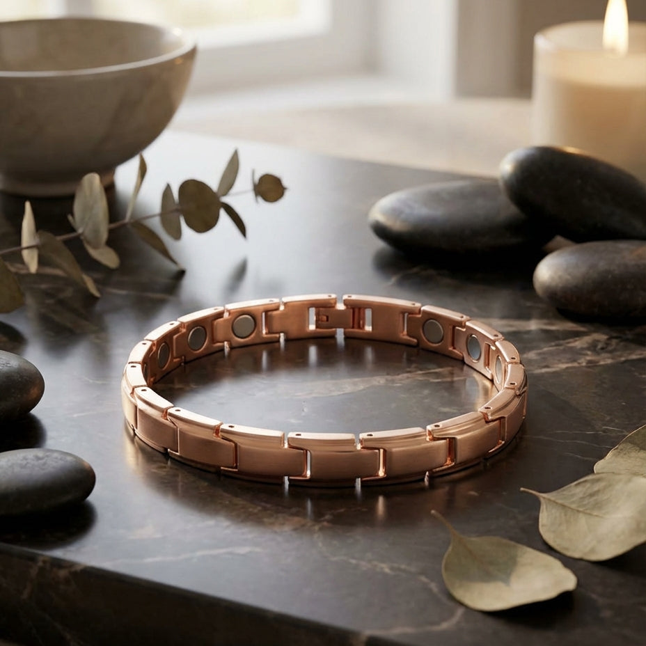 Vitality Infinity Steel Bracelet - Rose