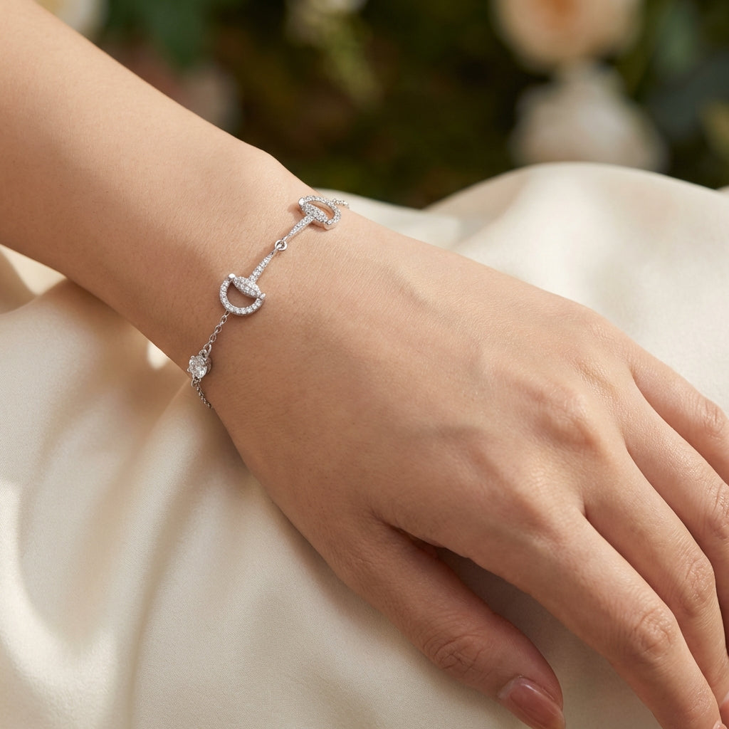 Sparkle Snaffle Bracelet