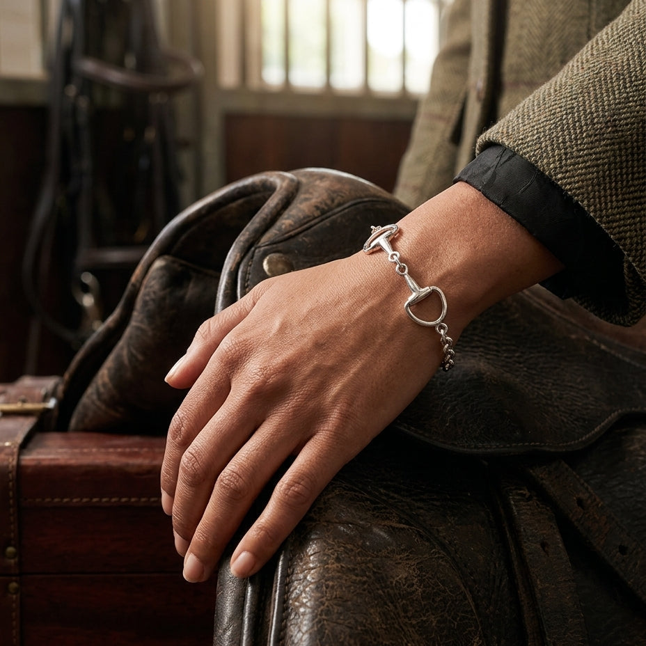 Silver Snaffle Bracelet | Equestrian Jewellery