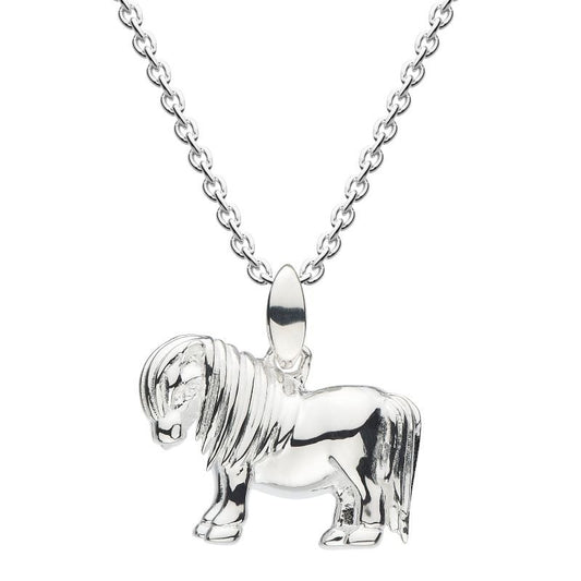 Silver Shetland Pony Necklace