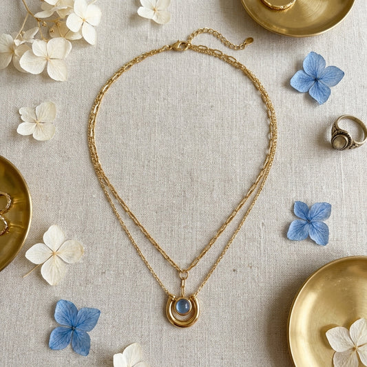 Layered Horseshoe Necklace - PEGASUS JEWELLERY
