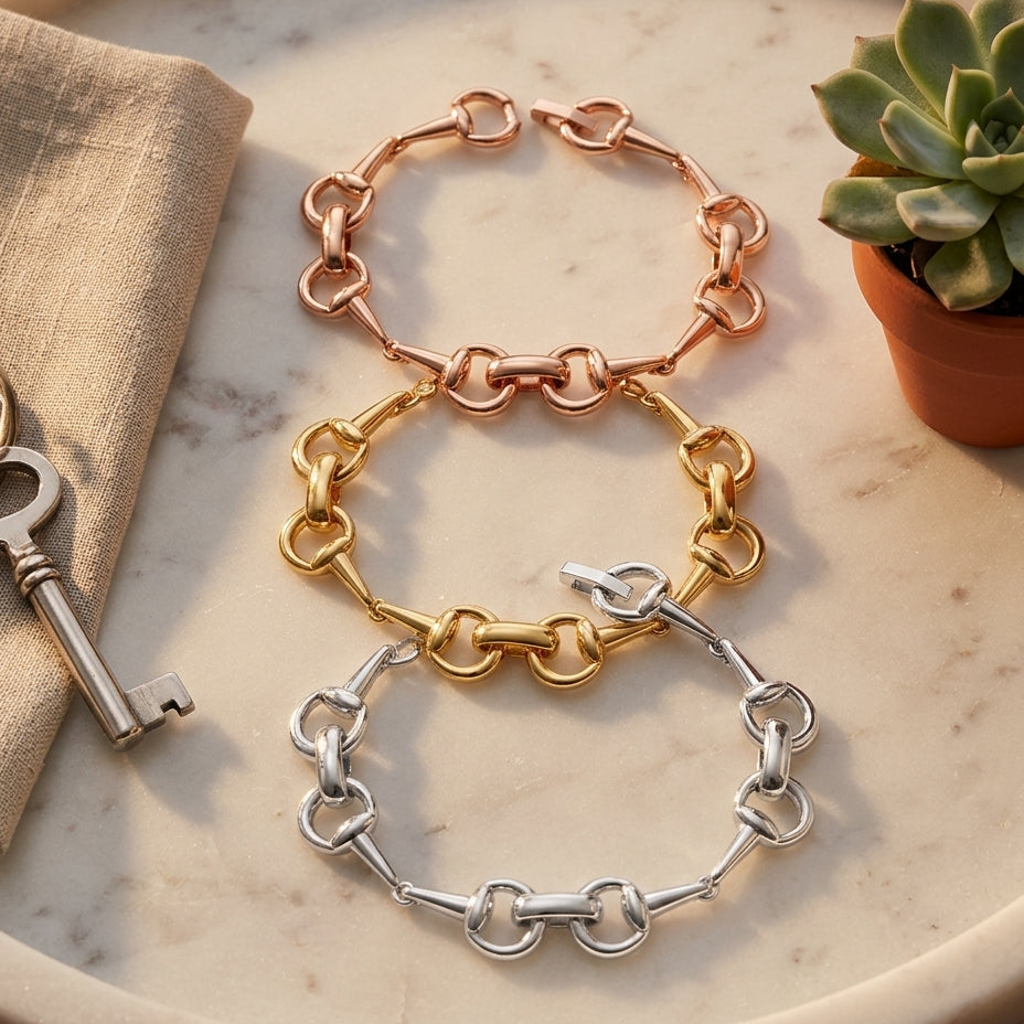 Petite Snaffle Bracelet 18cm | Equestrian Jewellery