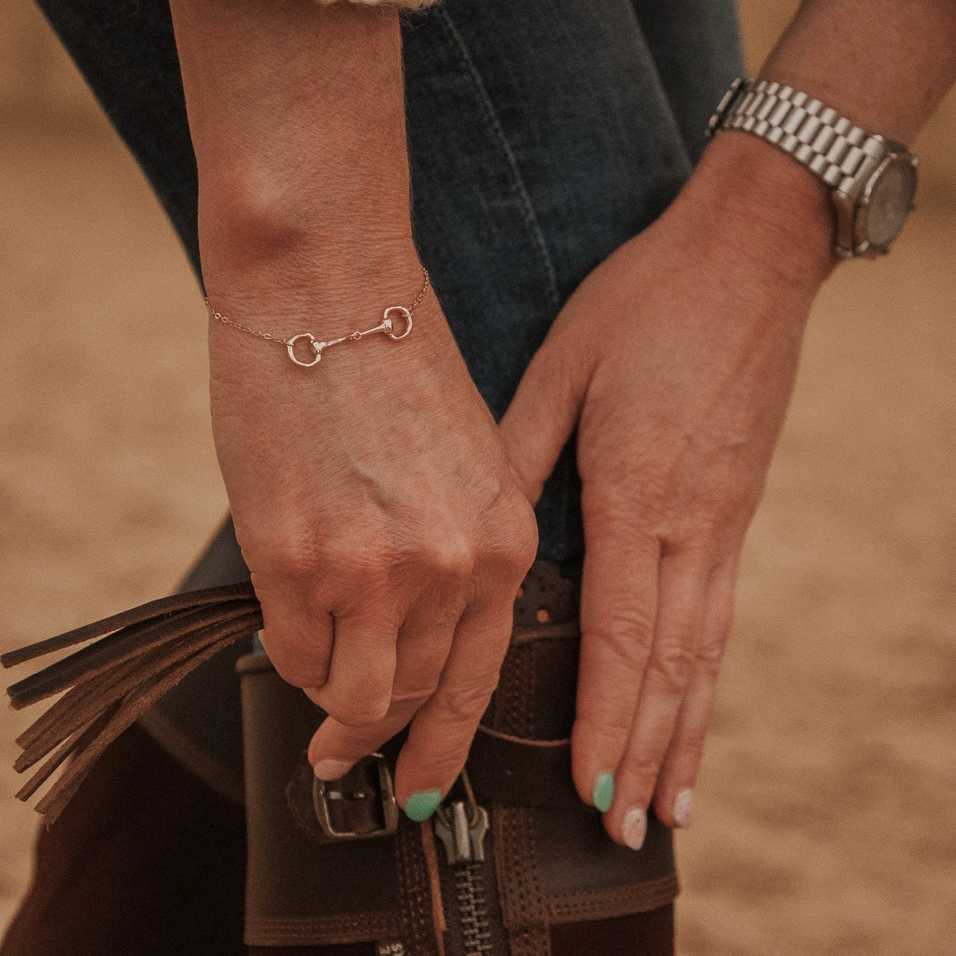 Rose Snaffle Bracelet - PEGASUS JEWELLERY