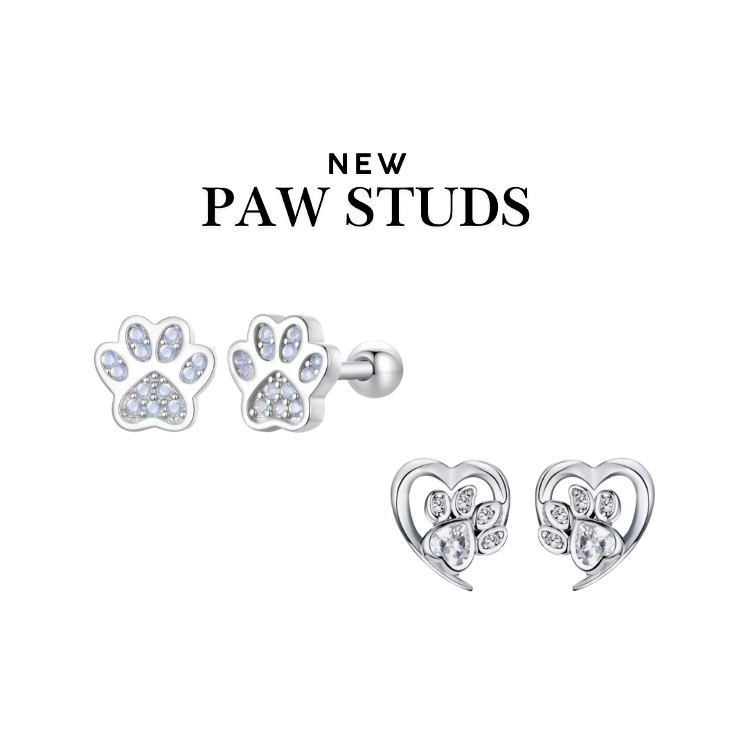 New Paw Sparkle Studs