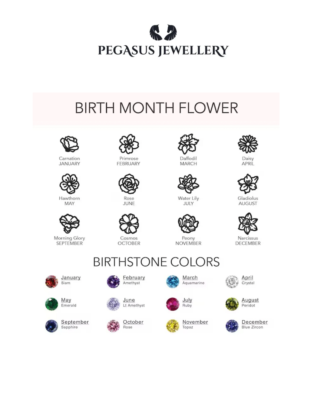 Personalised Birthstone Necklace