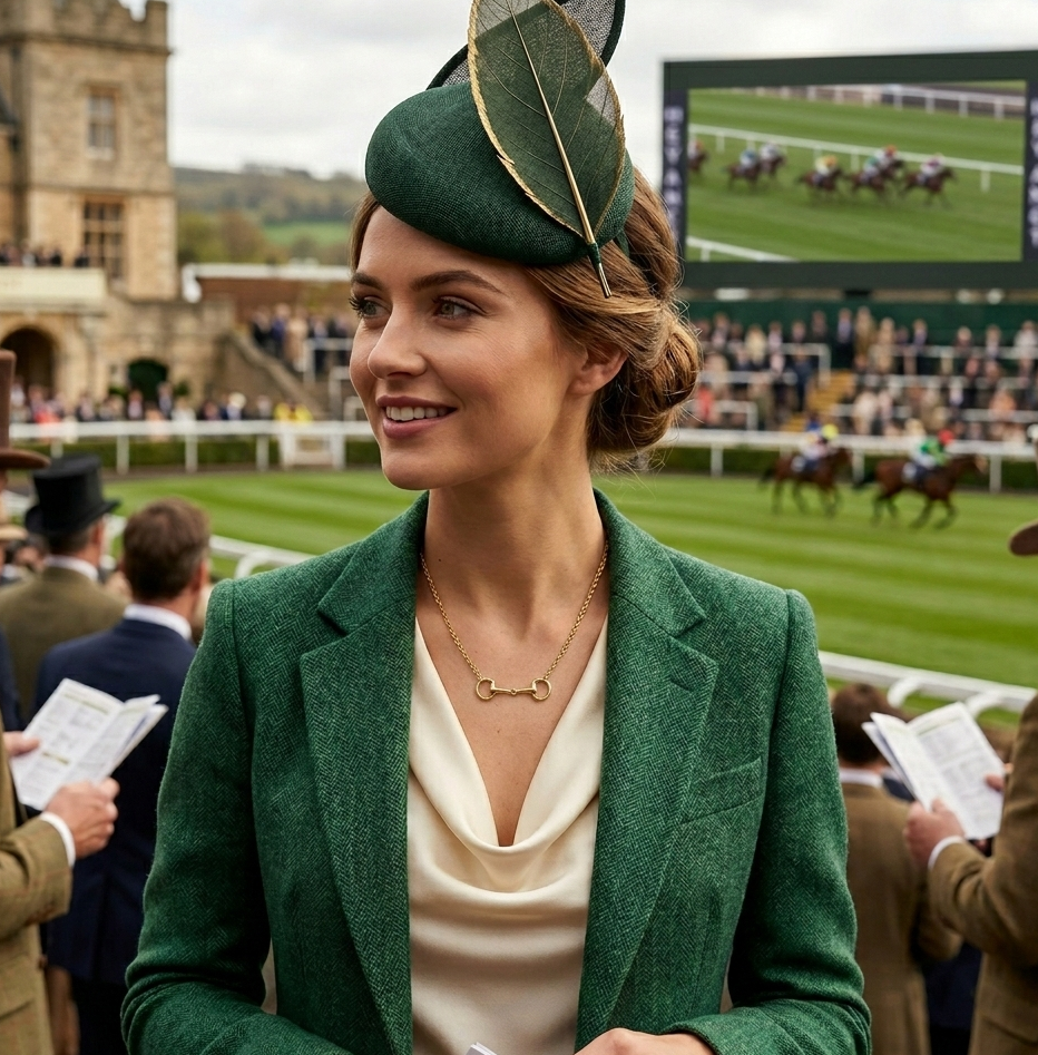 Gold Snaffle Necklace - PEGASUS JEWELLERY