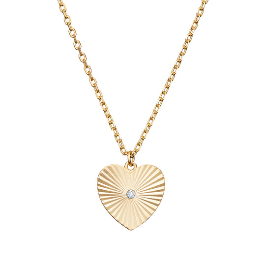 Gold Plated Heart Necklace