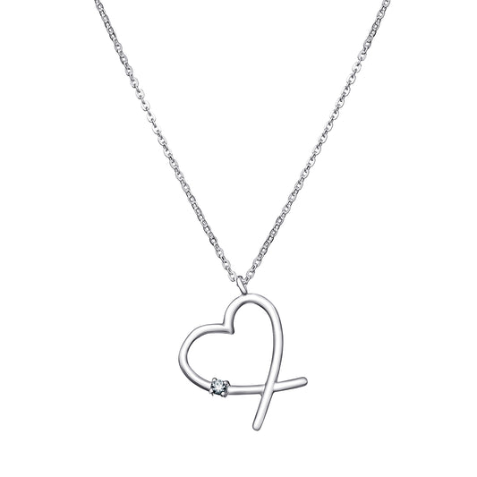 Sparkle Heart Necklace