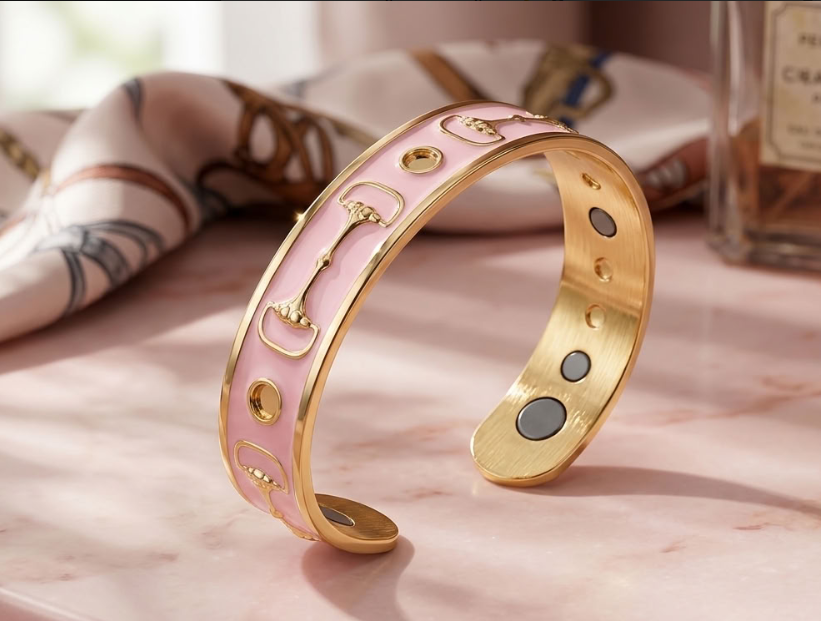 Pegasus Equilibrium Vitality Bit Bangle- Gold - PEGASUS JEWELLERY