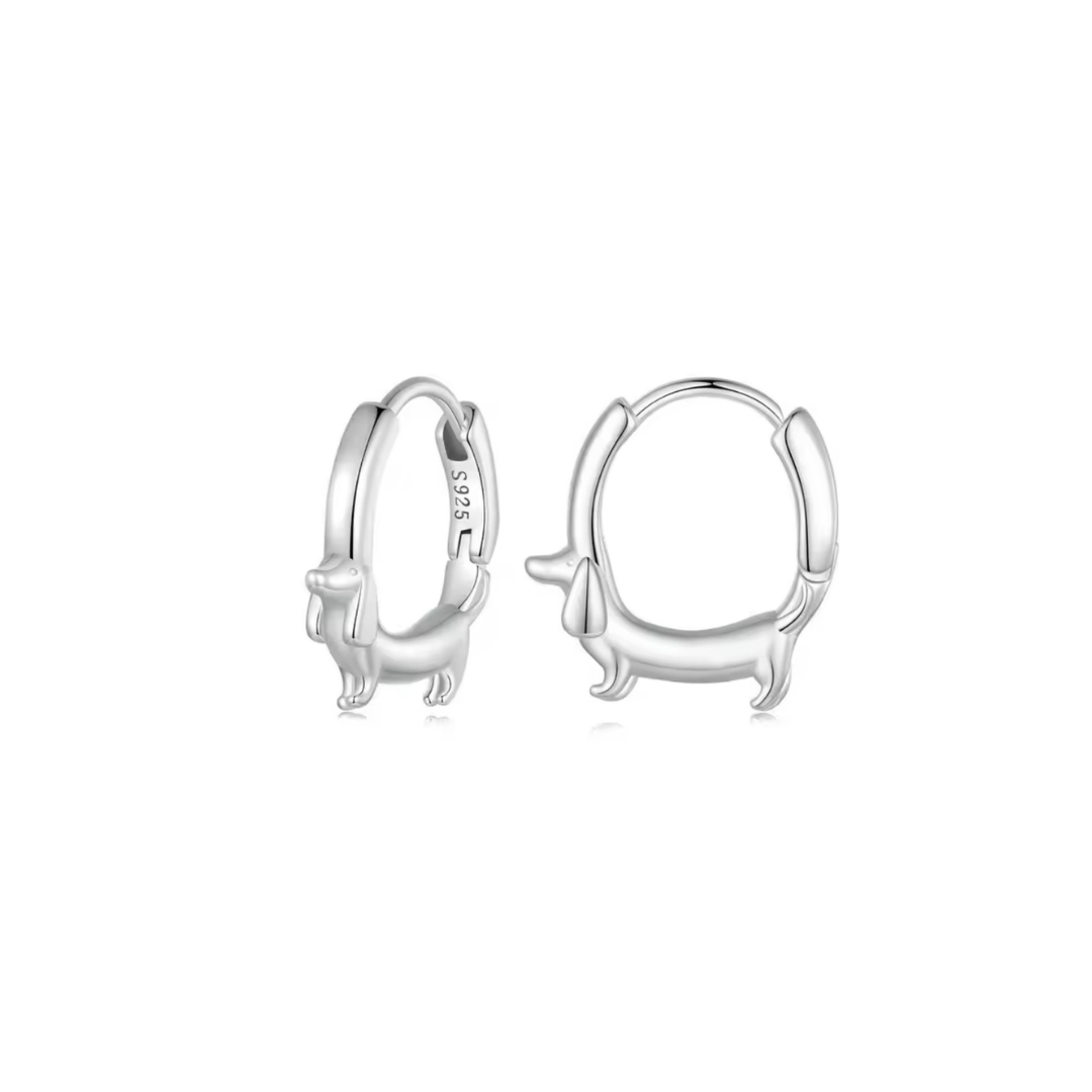 Dachshund Hoop Earring