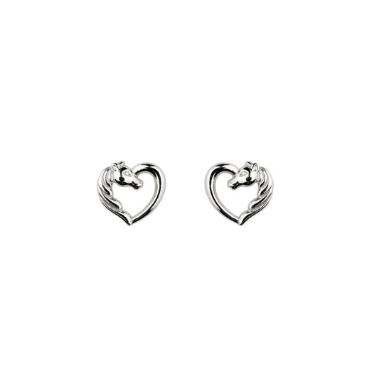 Horse Love Silver Studs - PEGASUS JEWELLERY