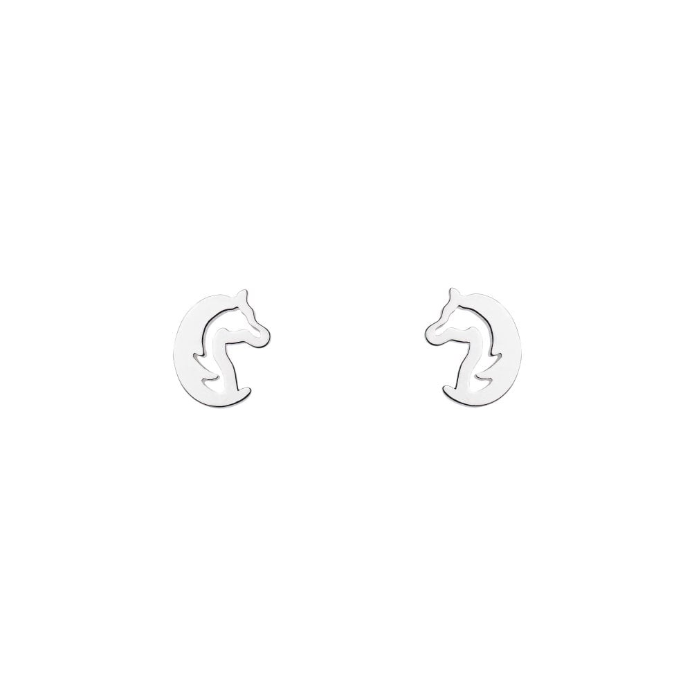 Open Horse Head Studs - PEGASUS JEWELLERY