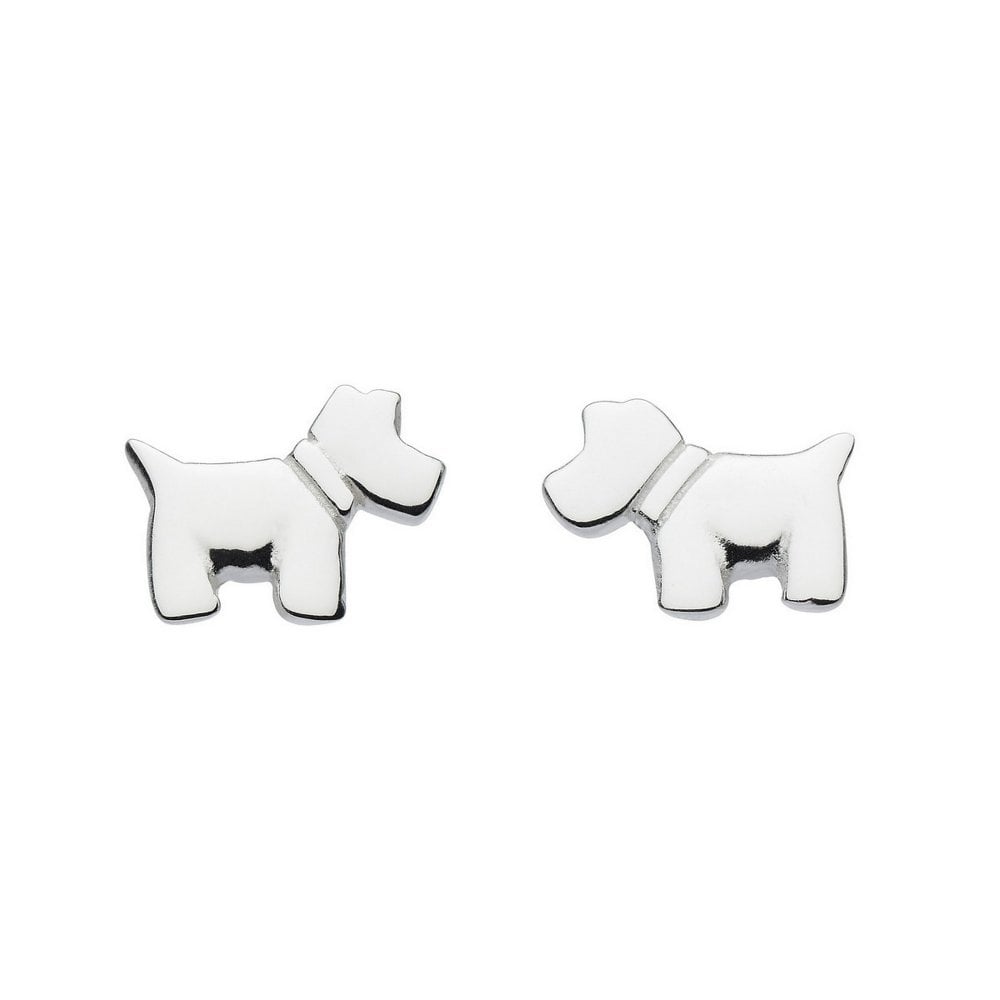 Scottie Dog Earrings- Solid