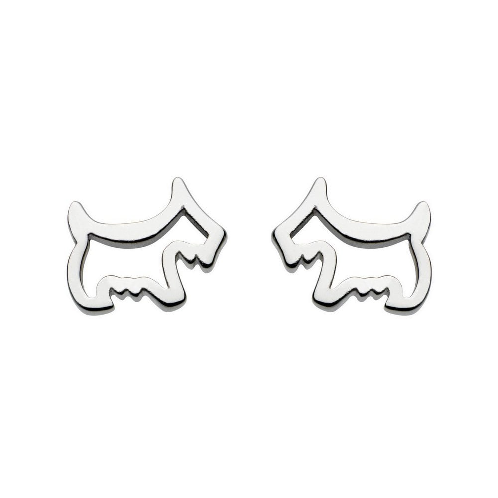 Scottie Dog Earrings- Open