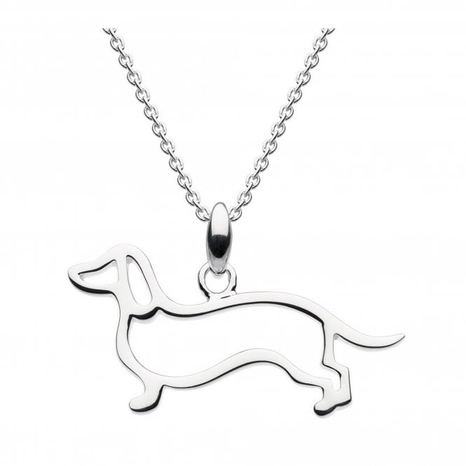 Silver Dachshund Pendant Necklace - PEGASUS JEWELLERY