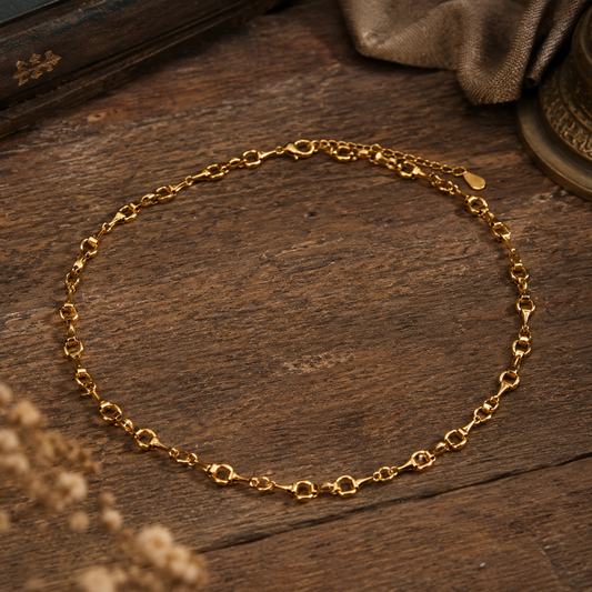 Snaffle Equestrian Necklace - Gold - PEGASUS JEWELLERY