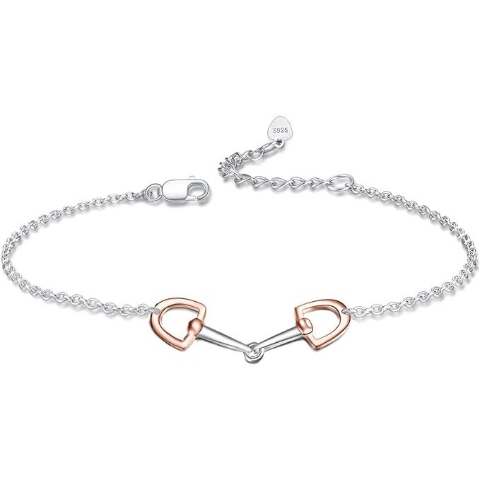 PEGASUS JEWELLERY Bangle Two tone Equestrian Snaffle Bracelet